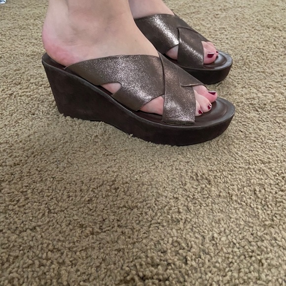 Kork Ease pewter platform slide - Picture 4 of 5